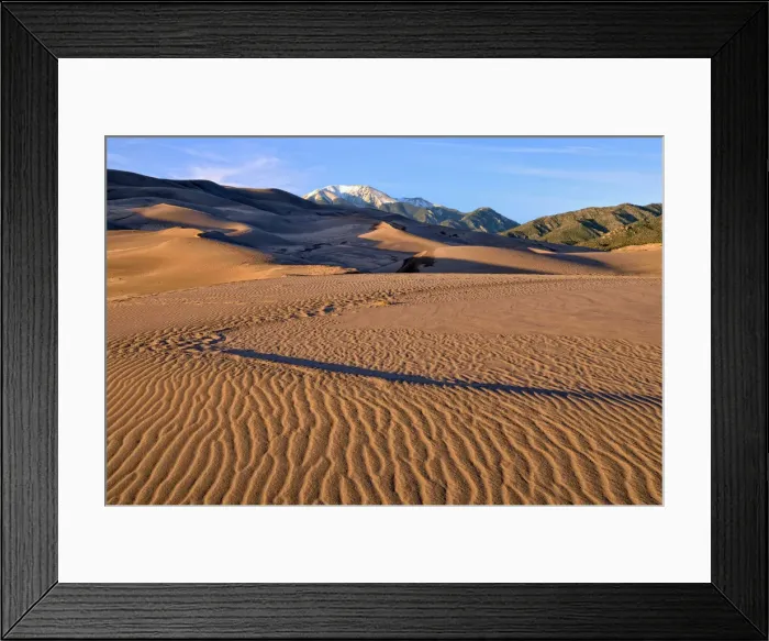 Framed Print : Evening mood, Great Sand Dunes National Park, Mosca, Colorado, USA Framed Print : Evening mood, Great Sand Dunes National Park, Mosca, Colorado, USA