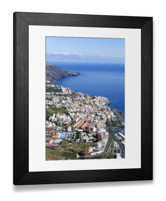 Framed Print : View from Mirador de la Concepcion across Santa Cruz de la Palma, capital of La Palma, Canary Islands, Spain, Europe, PublicGround Framed Print : View from Mirador de la Concepcion across Santa Cruz de la Palma, capital of La Palma, Canary Islands, Spain, Europe, PublicGround