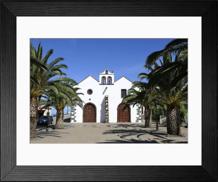 Framed Print : Santo Domingo de Garafia, Church of Nuestra Senora de La Luz, La Palma, Canary Islands, Spain, Europe, PublicGround Framed Print : Santo Domingo de Garafia, Church of Nuestra Senora de La Luz, La Palma, Canary Islands, Spain, Europe, PublicGround