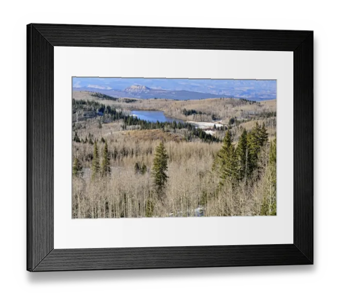Framed Print : View from Skyway Point towards Mesa Lake, Grand Mesa National Forest, Colorado, USA Framed Print : View from Skyway Point towards Mesa Lake, Grand Mesa National Forest, Colorado, USA