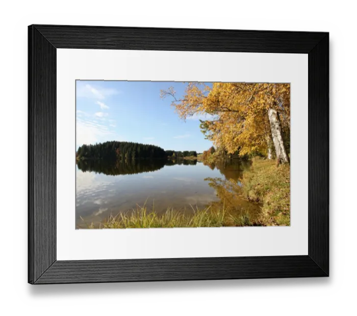 Framed Print : Autumn on Schmuttersee Lake near Lechbruck, Ostallgaeu, Allgaeu, Bavaria, Germany, Europe Framed Print : Autumn on Schmuttersee Lake near Lechbruck, Ostallgaeu, Allgaeu, Bavaria, Germany, Europe