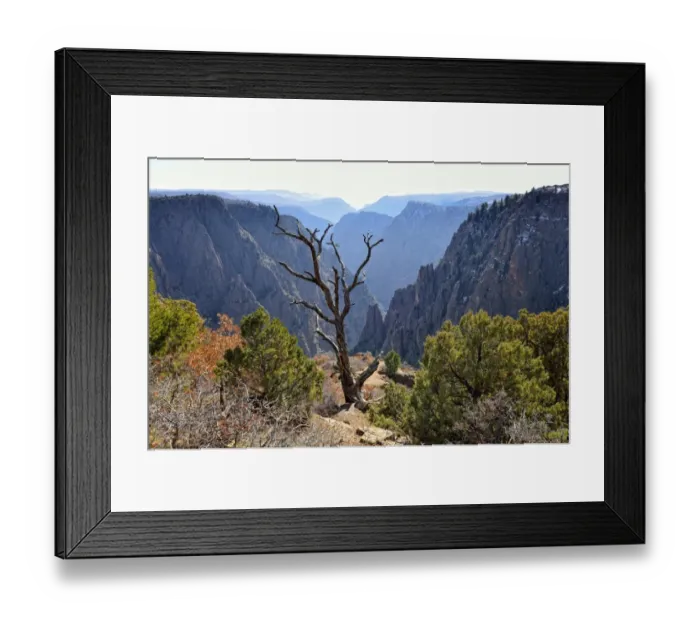 Framed Print : View from Tomichi Point, South Rim, to Gunnison Valley, Black Canyon of the Gunnison National Park, Gunnison, Colorado, USA Framed Print : View from Tomichi Point, South Rim, to Gunnison Valley, Black Canyon of the Gunnison National Park, Gunnison, Colorado, USA
