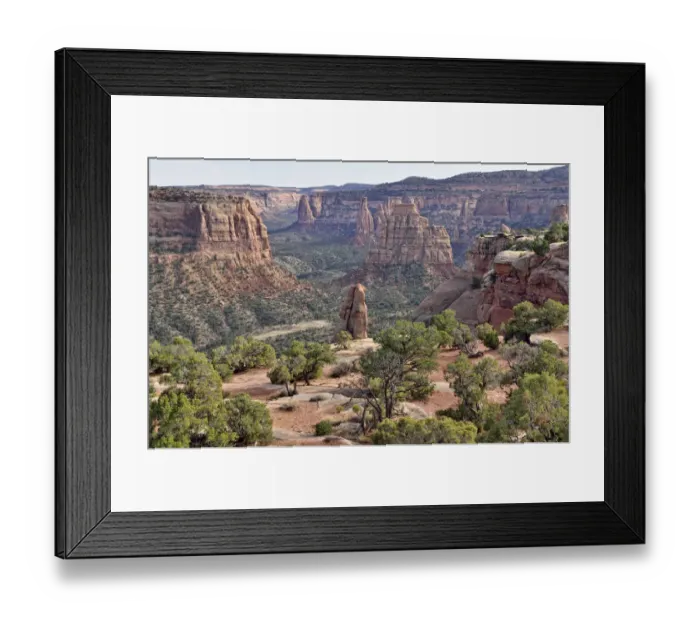Framed Print : View from the Window Rock Trail, Wedding Canyon, Colorado National Monument, Grand Junction, Colorado, USA Framed Print : View from the Window Rock Trail, Wedding Canyon, Colorado National Monument, Grand Junction, Colorado, USA