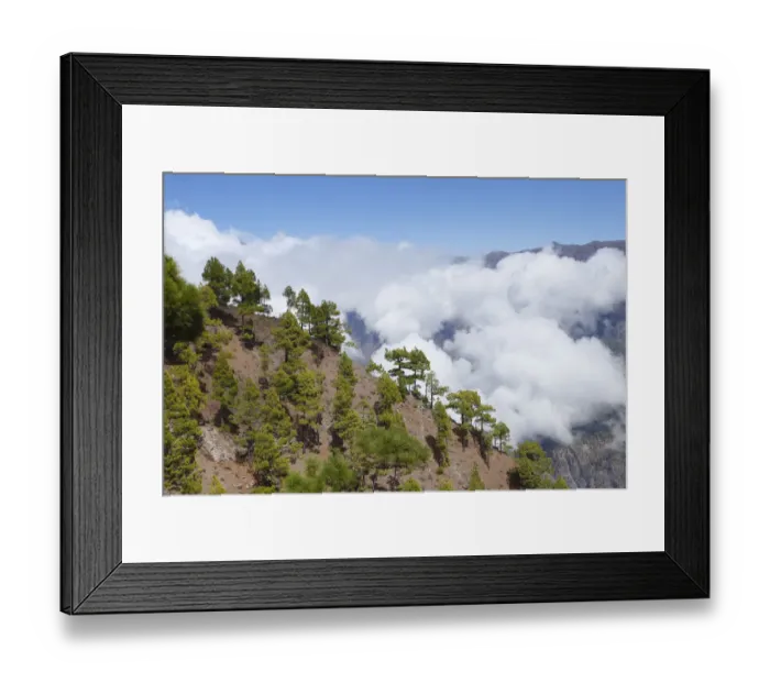 Framed Print : Caldera de Taburiente National Park, view from Pico Bejenado, La Palma, Canary Islands, Spain, Europe Framed Print : Caldera de Taburiente National Park, view from Pico Bejenado, La Palma, Canary Islands, Spain, Europe