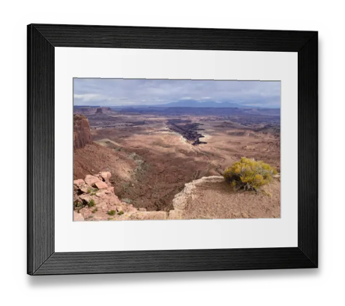 Framed Print : View from the Buck Canyon Overlook with approaching thunderstorm clouds, Canyonlands National Park, Moab, Utah, USA Framed Print : View from the Buck Canyon Overlook with approaching thunderstorm clouds, Canyonlands National Park, Moab, Utah, USA