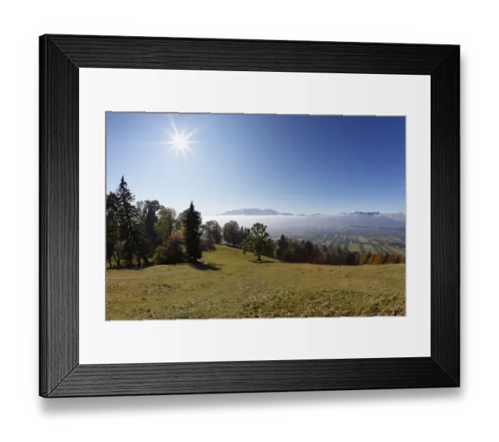 Framed Print : View from Sonntratn Mountain near Gaissach over the Isar valley, looking towards Brauneck, Benedict Wall, Zwiesel and Blomberg, Isarwinkel, Upper Bavaria, Bavaria, Germany, Europe Framed Print : View from Sonntratn Mountain near Gaissach over the Isar valley, looking towards Brauneck, Benedict Wall, Zwiesel and Blomberg, Isarwinkel, Upper Bavaria, Bavaria, Germany, Europe