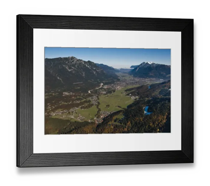 Framed Print : Townscape of Garmisch, Garmisch-Partenkirchen, Loisachtal, Bavaria, Germany Framed Print : Townscape of Garmisch, Garmisch-Partenkirchen, Loisachtal, Bavaria, Germany