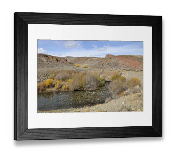 Framed Print : Loop of the Big Lost River, Big Lost River Valley, Idaho, USA Framed Print : Loop of the Big Lost River, Big Lost River Valley, Idaho, USA