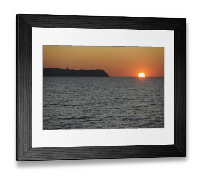 Framed Print : Sunset over the Baltic Sea beside Hiddensee Island with Dornbusch lighthouse, Hiddensee, Mecklenburg-Vorpommern, Germany Framed Print : Sunset over the Baltic Sea beside Hiddensee Island with Dornbusch lighthouse, Hiddensee, Mecklenburg-Vorpommern, Germany