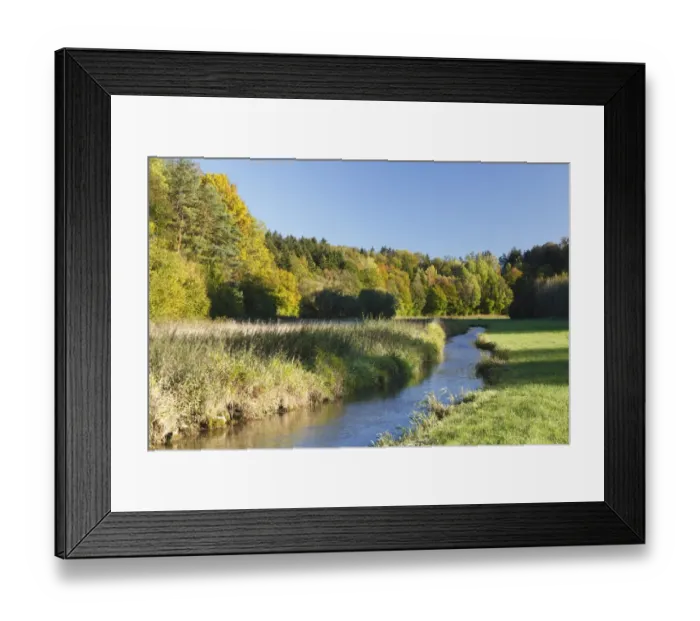 Framed Print : Aufsess river, Aufsesstal valley between Drosendorf and Sachsendorf, Franconian Switzerland, Upper Franconia, Franconia, Bavaria, Germany, Europe Framed Print : Aufsess river, Aufsesstal valley between Drosendorf and Sachsendorf, Franconian Switzerland, Upper Franconia, Franconia, Bavaria, Germany, Europe