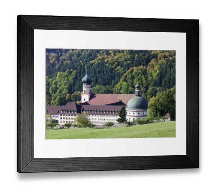 Framed Print : Sankt Trudpert Monastery, Munstertal, Black Forest, Baden-Wurttemberg, Germany Framed Print : Sankt Trudpert Monastery, Munstertal, Black Forest, Baden-Wurttemberg, Germany