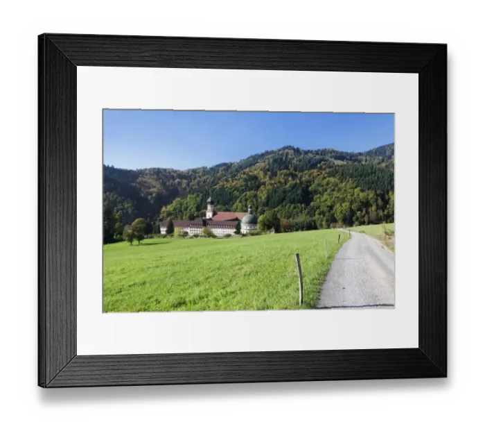 Framed Print : Sankt Trudpert Monastery, Munstertal, Black Forest, Baden-Wurttemberg, Germany Framed Print : Sankt Trudpert Monastery, Munstertal, Black Forest, Baden-Wurttemberg, Germany