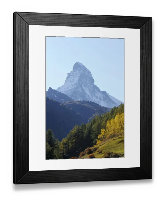Framed Print : Matterhorn in an autumnal area, Zermatt, Valais, Switzerland, Europe Framed Print : Matterhorn in an autumnal area, Zermatt, Valais, Switzerland, Europe