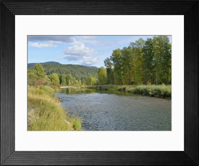 Framed Print : Coeur d Alene River, Coeur d Alene National Forest, Idaho, USA Framed Print : Coeur d Alene River, Coeur d Alene National Forest, Idaho, USA