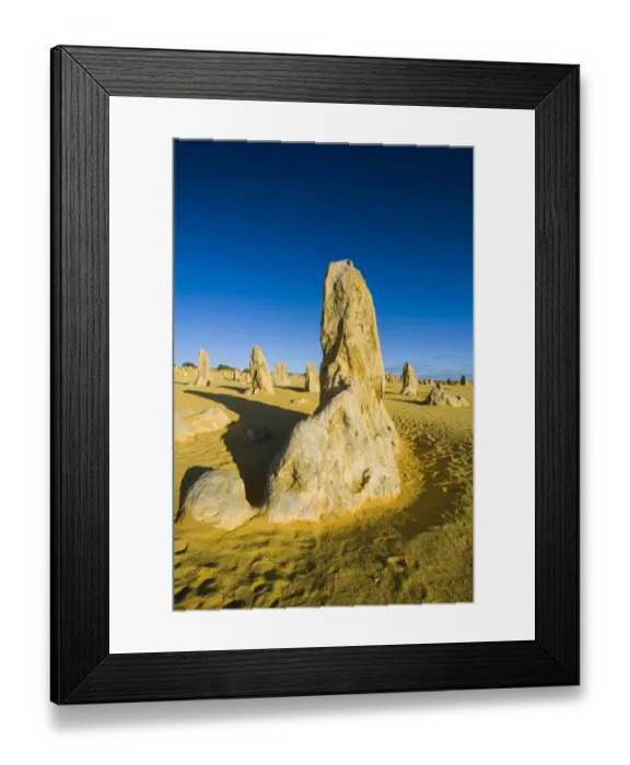 Framed Print : The Pinnacles limestone formations, Nambung National Park, Western Australia Framed Print : The Pinnacles limestone formations, Nambung National Park, Western Australia