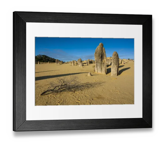 Framed Print : The Pinnacles limestone formations, Nambung National Park, Western Australia Framed Print : The Pinnacles limestone formations, Nambung National Park, Western Australia
