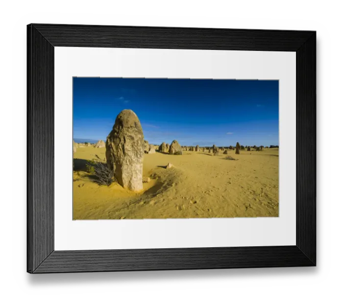 Framed Print : The Pinnacles limestone formations, Nambung National Park, Western Australia Framed Print : The Pinnacles limestone formations, Nambung National Park, Western Australia
