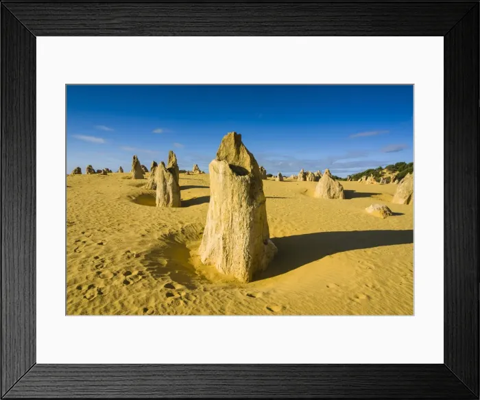 Framed Print : The Pinnacles limestone formations, Nambung National Park, Western Australia Framed Print : The Pinnacles limestone formations, Nambung National Park, Western Australia