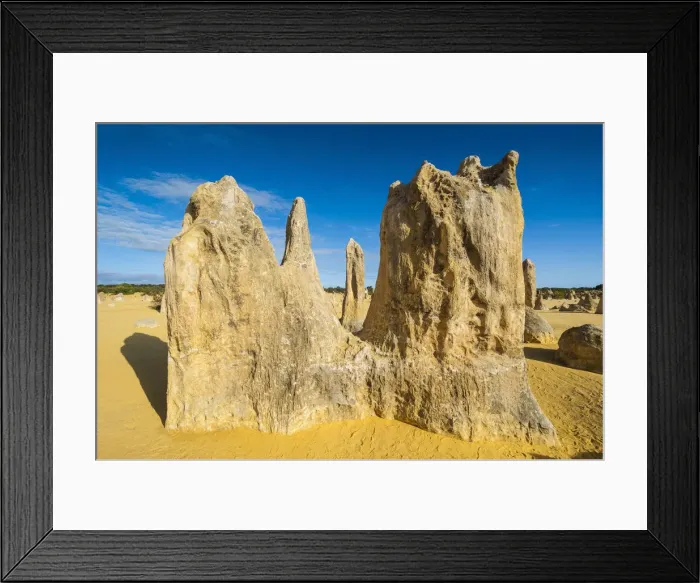 Framed Print : The Pinnacles limestone formations, Nambung National Park, Western Australia Framed Print : The Pinnacles limestone formations, Nambung National Park, Western Australia