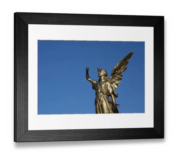 Framed Print : Angel statue, Bonsecours, Quebec, Canada Framed Print : Angel statue, Bonsecours, Quebec, Canada