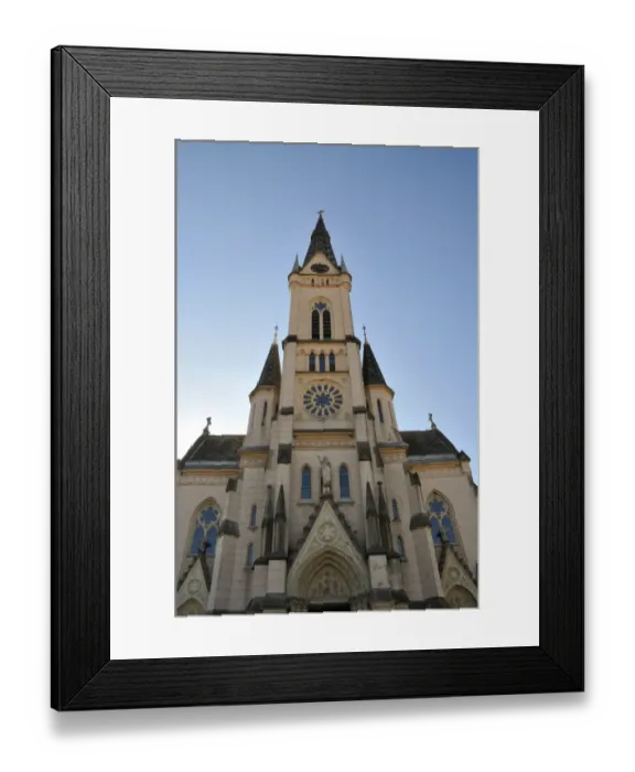 Framed Print : Sacred Heart Church, neo-Gothic, Koszeg, Kőszeg, Hungary, Europe Framed Print : Sacred Heart Church, neo-Gothic, Koszeg, Kőszeg, Hungary, Europe