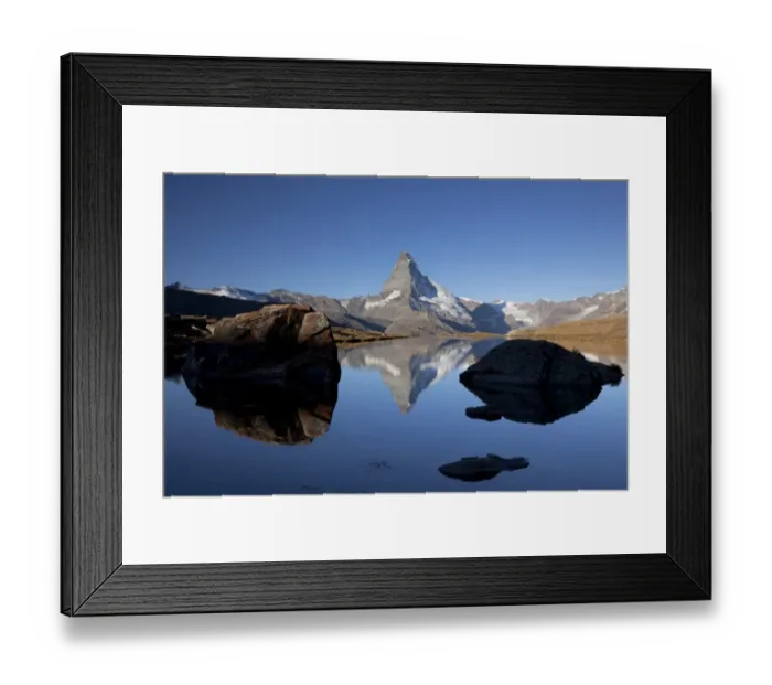 Framed Print : Morning mood with the Matterhorn reflected in Lake Stellisee, Zermatt, Valais, Swiss Alps, Switzerland, Europe, PublicGround Framed Print : Morning mood with the Matterhorn reflected in Lake Stellisee, Zermatt, Valais, Swiss Alps, Switzerland, Europe, PublicGround