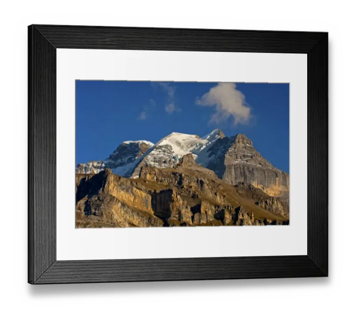 Framed Print : Summit of Jungfrau Mountain, rear, and Silberhorn Mountain, seen from Muerren, Murren, Bernese Oberland, Canton of Bern, Switzerland Framed Print : Summit of Jungfrau Mountain, rear, and Silberhorn Mountain, seen from Muerren, Murren, Bernese Oberland, Canton of Bern, Switzerland