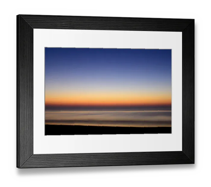 Framed Print : Afterglow, North Sea, Texel, The Netherlands