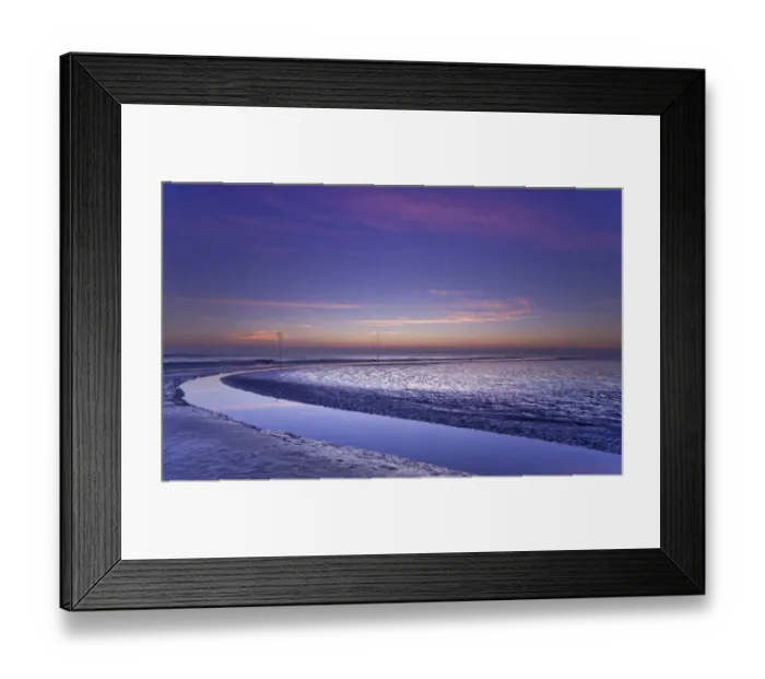 Framed Print : Small tidal inlet in the Wadden Sea, North Sea, Lower Saxony, Germany, Europe Framed Print : Small tidal inlet in the Wadden Sea, North Sea, Lower Saxony, Germany, Europe