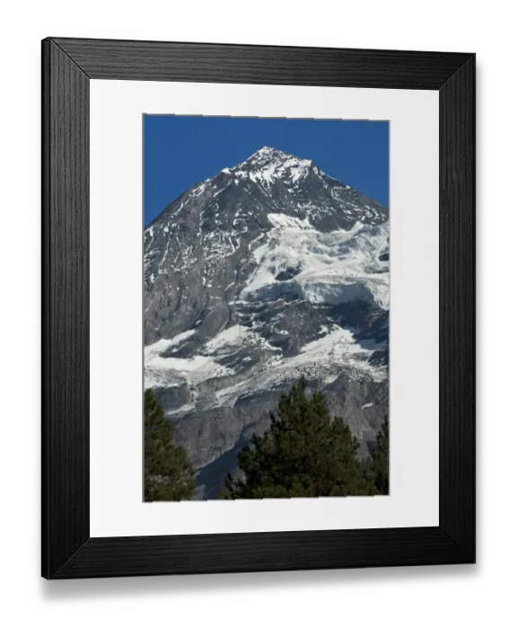 Framed Print : Blueemlisalp Mountain, Kandersteg, Bernese Oberland, Switzerland, Europe