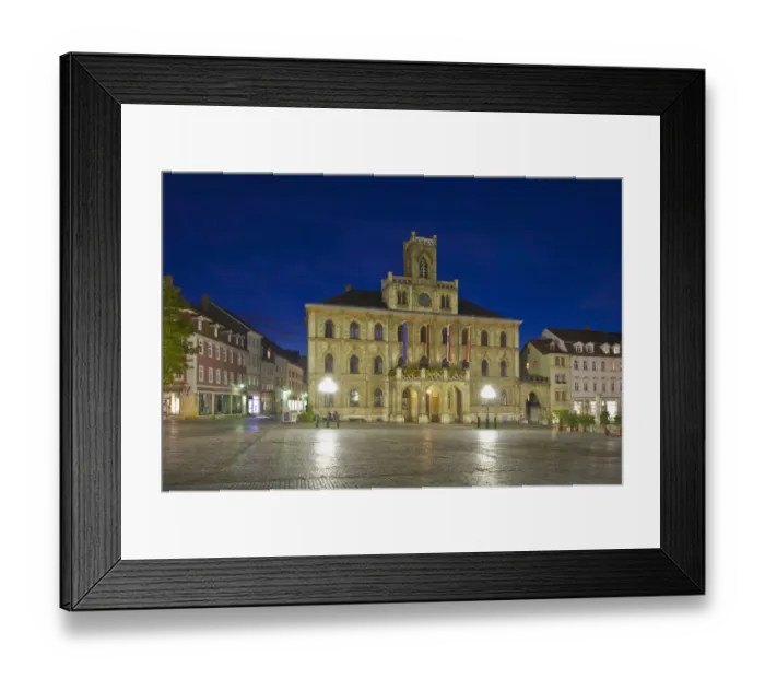 Framed Print : Weimar town hall, Weimar, Thuringia, Germany