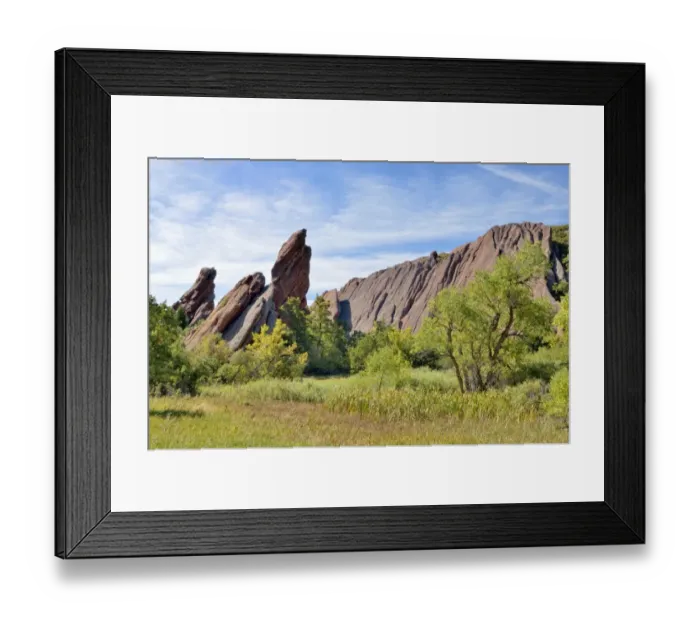 Framed Print : Red sandstone formations, Fountain Valley Trail, Boxborough State Park, Denver, Colorado, United States Framed Print : Red sandstone formations, Fountain Valley Trail, Boxborough State Park, Denver, Colorado, United States