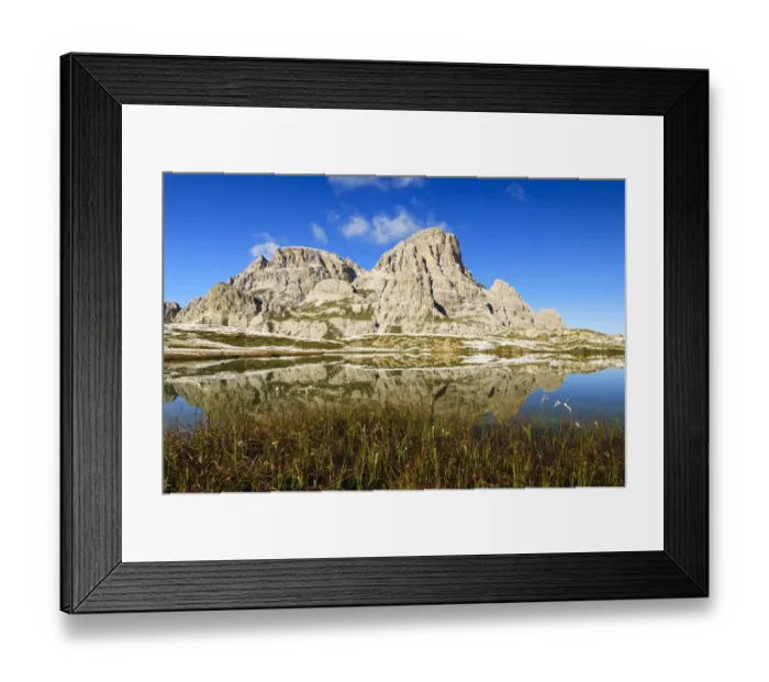 Framed Print : Bodensee lake in the Sexten Dolomites, South Tyrol, Italy Framed Print : Bodensee lake in the Sexten Dolomites, South Tyrol, Italy