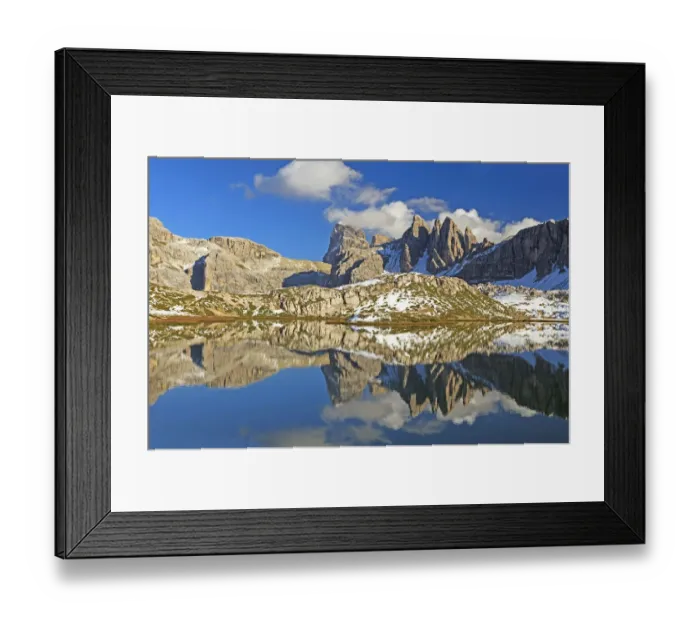 Framed Print : Bodensee lake in the Sexten Dolomites, South Tyrol, Italy Framed Print : Bodensee lake in the Sexten Dolomites, South Tyrol, Italy
