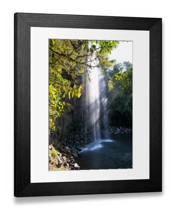 Framed Print : Millaa Millaa Falls, Atherton Tableland, Queensland, Australia Framed Print : Millaa Millaa Falls, Atherton Tableland, Queensland, Australia