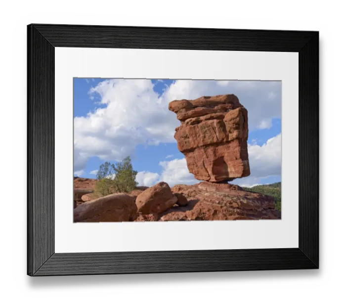 Framed Print : Balanced Rock, Garden of the Gods, red sandstone rocks, Colorado Springs, Colorado, USA Framed Print : Balanced Rock, Garden of the Gods, red sandstone rocks, Colorado Springs, Colorado, USA
