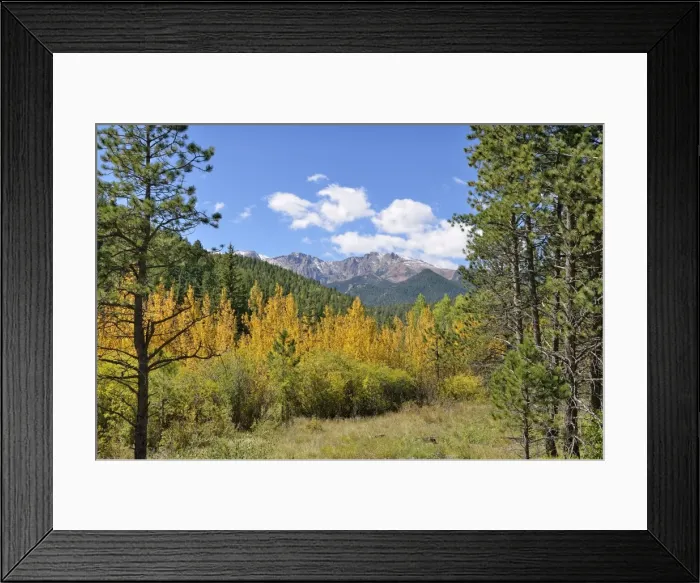 Framed Print : Pikes Peak, view from Pikes Peak Highway, Colorado Springs, Colorado, USA Framed Print : Pikes Peak, view from Pikes Peak Highway, Colorado Springs, Colorado, USA