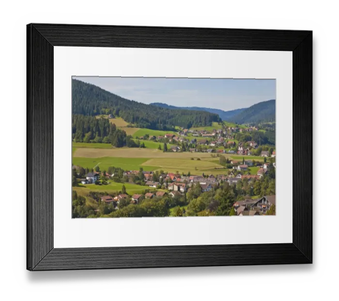 Framed Print : View of Baiersbronn, Black Forest, Baden-Wuerttemberg, Germany, Europe Framed Print : View of Baiersbronn, Black Forest, Baden-Wuerttemberg, Germany, Europe