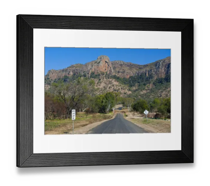 Framed Print : Road leading to the Carnarvon National Park, Queensland, Australia Framed Print : Road leading to the Carnarvon National Park, Queensland, Australia