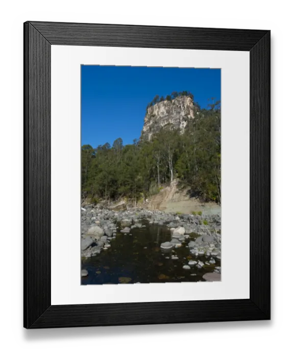 Framed Print : River flowing through the Carnarvon National Park, Queensland, Australia