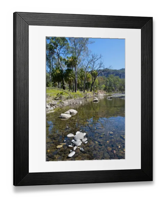 Framed Print : River flowing through the Carnarvon National Park, Queensland, Australia Framed Print : River flowing through the Carnarvon National Park, Queensland, Australia