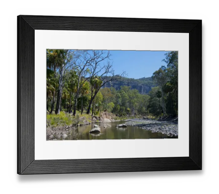 Framed Print : River flowing through the Carnarvon National Park, Queensland, Australia Framed Print : River flowing through the Carnarvon National Park, Queensland, Australia