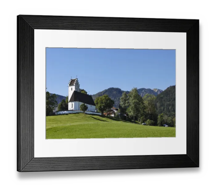 Framed Print : St Margarethen mountain church, Brannenburg parish, Inn Valley, Upper Bavaria, Bavaria, Germany, Europe Framed Print : St Margarethen mountain church, Brannenburg parish, Inn Valley, Upper Bavaria, Bavaria, Germany, Europe