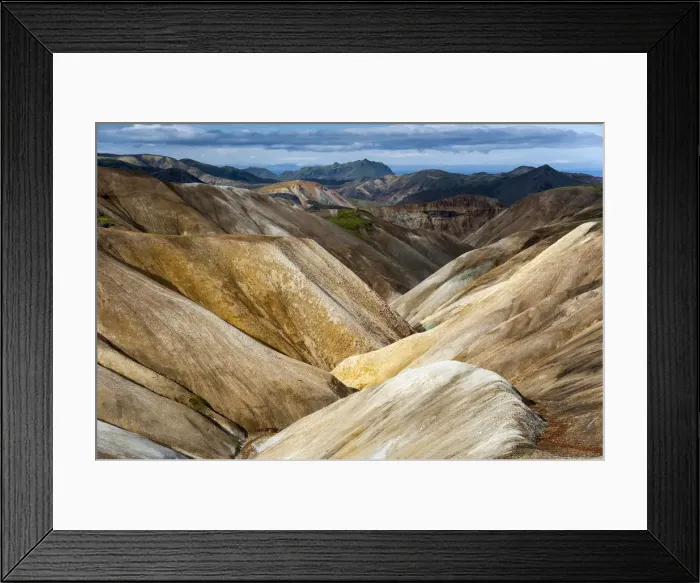 Framed Print : Blahnukur volcano and Brennisteinsalda volcano, rhyolite mountains, Landmannalaugar, Fjallabak Nature Reserve, Highlands of Iceland, Iceland, Europe Framed Print : Blahnukur volcano and Brennisteinsalda volcano, rhyolite mountains, Landmannalaugar, Fjallabak Nature Reserve, Highlands of Iceland, Iceland, Europe