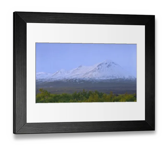 Framed Print : Hlidarfjall mountain, snow-covered, Skutustaoir, Northeastern Region, Iceland Framed Print : Hlidarfjall mountain, snow-covered, Skutustaoir, Northeastern Region, Iceland