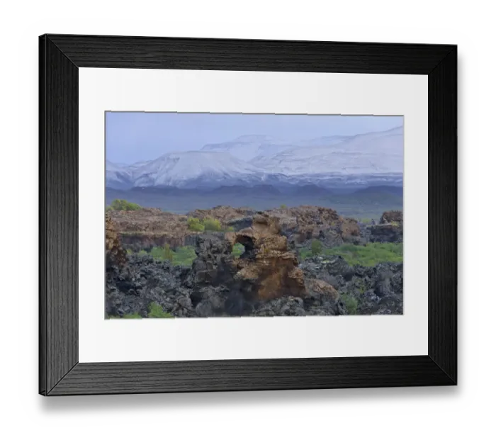 Framed Print : Dimmuborgir lava formations, Skutustaoir, Northeastern Region, Iceland Framed Print : Dimmuborgir lava formations, Skutustaoir, Northeastern Region, Iceland