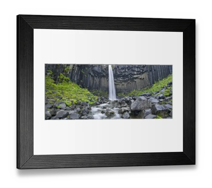 Framed Print : Svartifoss waterfall, Skaftafell National Park, Southern Region, Iceland Framed Print : Svartifoss waterfall, Skaftafell National Park, Southern Region, Iceland