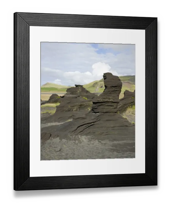 Framed Print : Tuff rock, Dyrholaey, Vik i Myrdal, Southern Region, Iceland Framed Print : Tuff rock, Dyrholaey, Vik i Myrdal, Southern Region, Iceland