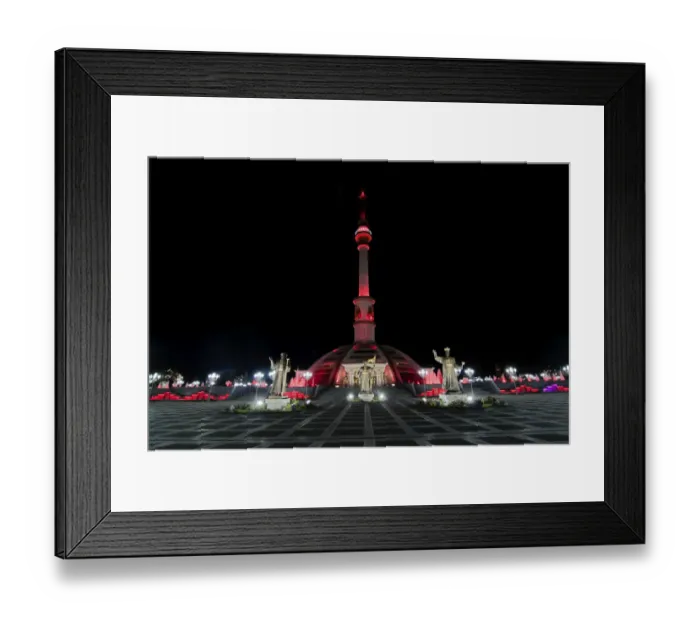Framed Print : Independence Monument, Ashgabat, Ashkhabad or Asgabat, Ahal Province, Turkmenistan Framed Print : Independence Monument, Ashgabat, Ashkhabad or Asgabat, Ahal Province, Turkmenistan