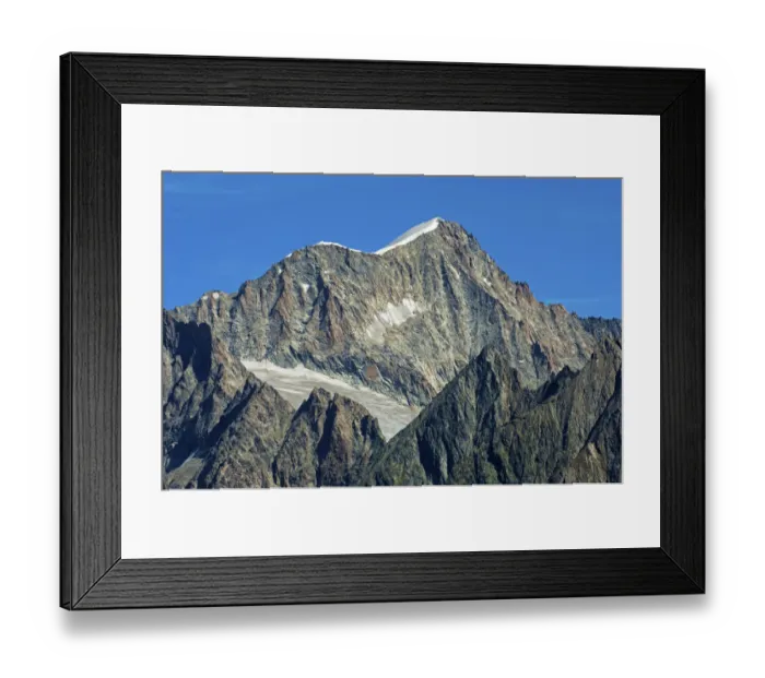 Framed Print : Mt Nesthorn, Valais, Switzerland, Europe Framed Print : Mt Nesthorn, Valais, Switzerland, Europe